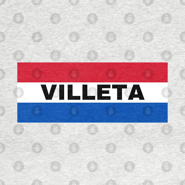 Villeta City in Paraguay Flag Colors by aybe7elf